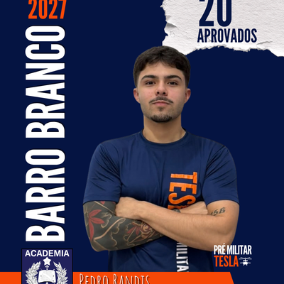Pedro Randis — Aprovado no Barro Branco